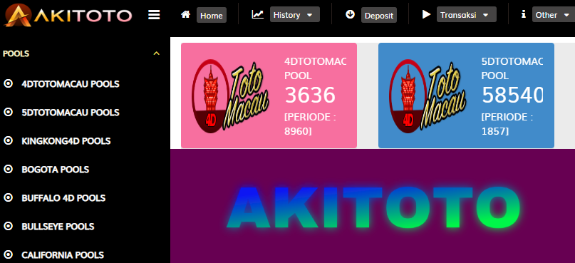 AKITOTO | Situs Togel dan Situs Toto 4D Terpercaya Dengan Link Login Menang Hari Ini